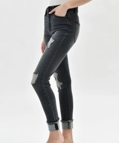 KANCAN Elvis High Rise Ankle Skinny Jeans
