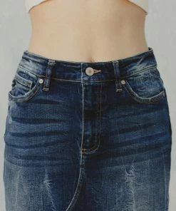 KANCAN Shorts & Skirts Iris High Rise Midi Skirt