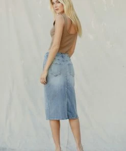 KANCAN Shorts & Skirts Iris High Rise Midi Skirt