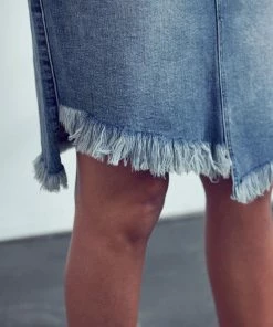 KANCAN Shorts & Skirts Emily High Rise Midi Skirt