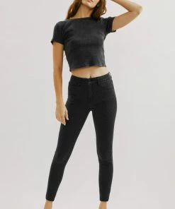 KANCAN Avrielle High Rise Ankle Skinny Jeans