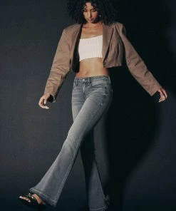 KANCAN Heidi Mid Rise Flare Jeans