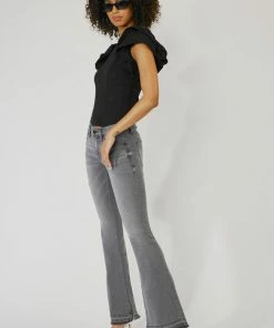 KANCAN Heidi Mid Rise Flare Jeans