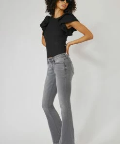 KANCAN Heidi Mid Rise Flare Jeans