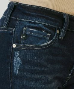 KANCAN Hudson Mid Rise Ankle Skinny Jeans