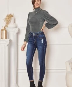 KANCAN Danica High Rise Ankle Skinny Jeans