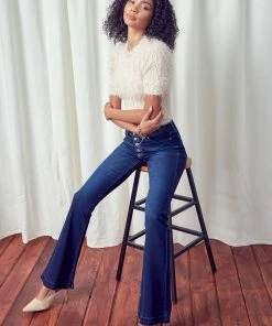 KANCAN Lurice Mid Rise Flare Flare & Bootcut 28 KANCAN Lurice Mid Rise Flare Flare & Bootcut
