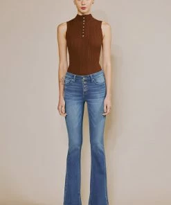 KANCAN Lurice Mid Rise Flare Flare & Bootcut 21 KANCAN Lurice Mid Rise Flare Flare & Bootcut