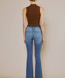 KANCAN Lurice Mid Rise Flare Flare & Bootcut