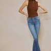 KANCAN Lurice Mid Rise Flare Flare & Bootcut