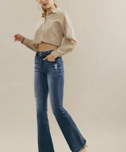 KANCAN Morgan High Rise Flare Jeans