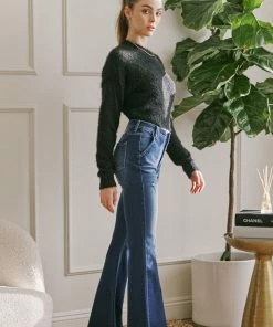 KANCAN Flare & Bootcut Sian High Rise Flare Jeans
