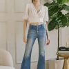 KANCAN Flare & Bootcut Sian High Rise Flare Jeans