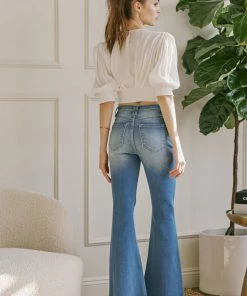 KANCAN Flare & Bootcut Sian High Rise Flare Jeans