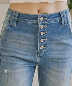 KANCAN Flare & Bootcut Sian High Rise Flare Jeans