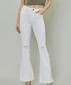 KANCAN Crystal Ultra High Rise Bootcut Jeans - Petite
