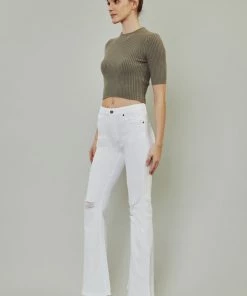 KANCAN Crystal Ultra High Rise Bootcut Jeans - Petite