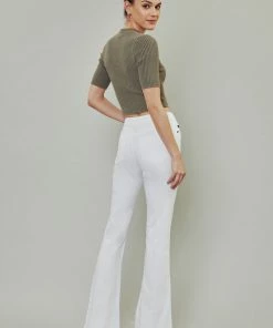 KANCAN Crystal Ultra High Rise Bootcut Jeans - Petite