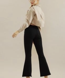 KANCAN Crystal Ultra High Rise Bootcut Jeans - Petite