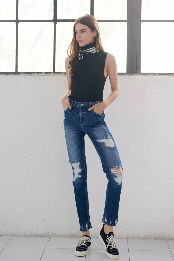 KANCAN Straight Leg Haven Ultra High Rise Slim Straight Jeans 13 KANCAN Straight Leg Haven Ultra High Rise Slim Straight Jeans