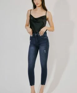 KANCAN New Arrivals Evangeline High Rise Ankle Skinny Jeans