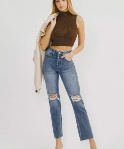 KANCAN Dixon Ultra High Rise 90's Boyfriend Jeans