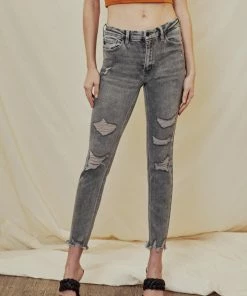 KANCAN Calista High Rise Ankle Skinny Jeans