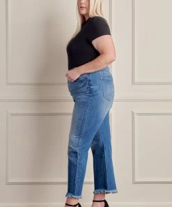 KANCAN Britanna High Rise Straight Jeans - Plus