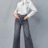 KANCAN Zinc Ultra High Rise Belted 90's Wide Leg Jeans