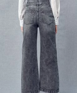 KANCAN Zinc Ultra High Rise Belted 90's Wide Leg Jeans