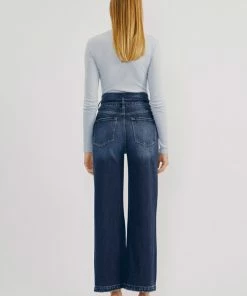 KANCAN Zinc Ultra High Rise Belted 90's Wide Leg Jeans