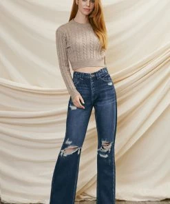 KANCAN Flare & Bootcut Jules Ultra High Rise 90's Flare Jeans