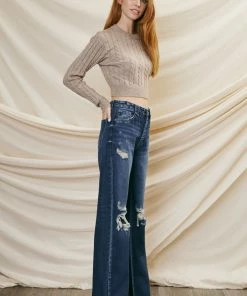 KANCAN Flare & Bootcut Jules Ultra High Rise 90's Flare Jeans