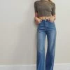 KANCAN Flare & Bootcut Charlotte Ultra High Rise 90's Flare Jeans