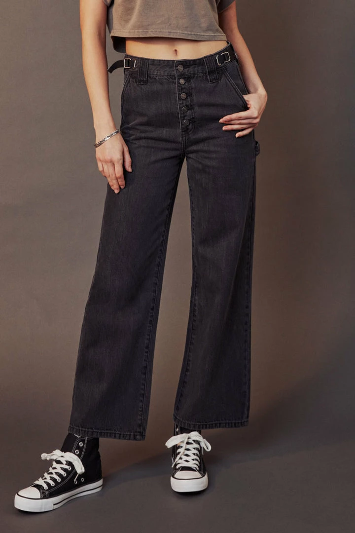 KANCAN Liz High Rise 90's Skater Jeans Wide Leg 5 KANCAN Liz High Rise 90's Skater Jeans Wide Leg
