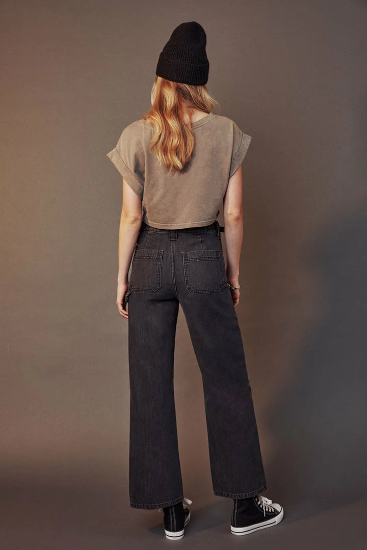 KANCAN Liz High Rise 90's Skater Jeans Wide Leg 8 KANCAN Liz High Rise 90's Skater Jeans Wide Leg