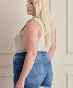 KANCAN Devon High Rise Shorts - Plus