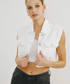KANCAN Shay Cropped 90's Vest New Arrivals