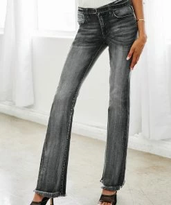 Official Kancan USA Alexis Low Rise Bootcut Jeans New Arrivals