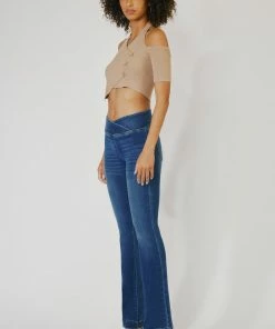 KANCAN New Arrivals Jolie Mid Rise Bootcut Jeans