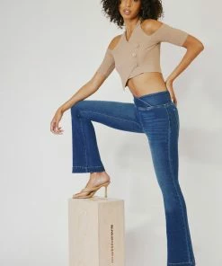 KANCAN New Arrivals Jolie Mid Rise Bootcut Jeans