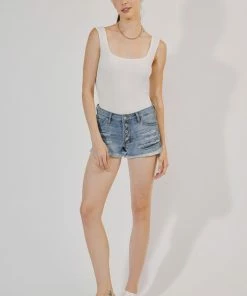 KANCAN Presley Mid Rise Boyfriend Shorts Shorts & Skirts