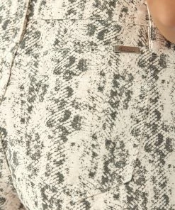 KANCAN Python High Rise Printed Shorts