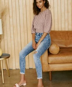 KANCAN Lizzie High Rise Ankle Skinny Jeans