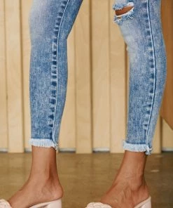 KANCAN Lizzie High Rise Ankle Skinny Jeans