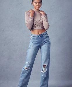 KANCAN Wrene Ultra High Rise 90's Boyfriend Jeans 28 KANCAN Wrene Ultra High Rise 90's Boyfriend Jeans