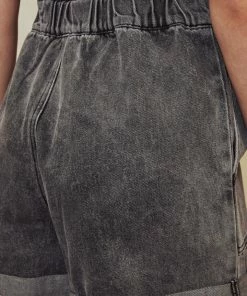 KANCAN Victoria Short Sleeve Romper Dresses And Rompers