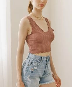 KANCAN Shorts & Skirts Flora Ultra High Rise Embroidered Shorts