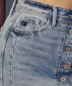 KANCAN Shorts & Skirts Collins Button Down A-Line Skirt