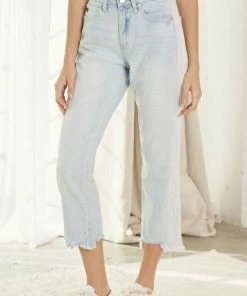 KANCAN Straight Leg Erin High Rise Slim Straight Jeans